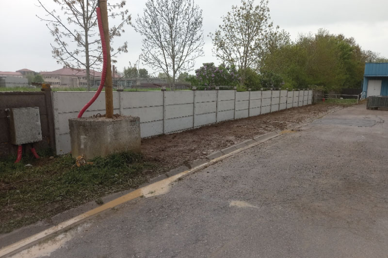 clôture en palplanche béton az cloture